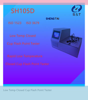 Rapid Low Temperature Closed Cup Flash Point Tester ISO 1523 And ISO 3679 Standards