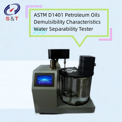 ASTM D1401 Petroleum Oils Demulsibility Characteristics Water Separability Tester