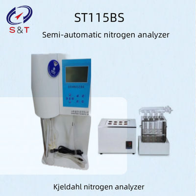 Semi Automatic Kjeldahl Nitrogen Analyzer Feed Testing Instrument For Feed Food Grain