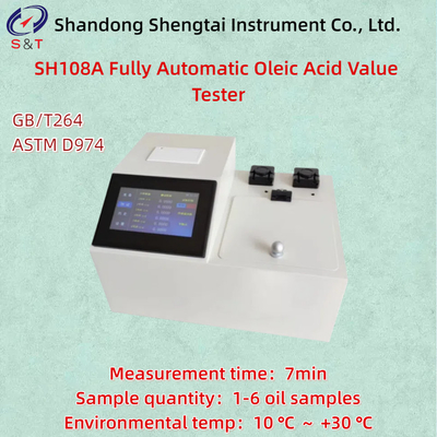 Fully Automatic Oleic Acid Value Tester ASTM D974 1-6 Oil Samples Accuracy ± 0.005mgKOH/G