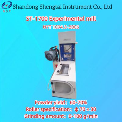 Experimental Mill 0-100g/Min Powder Yield 60-70% Wheat Milling NYT 1094.5