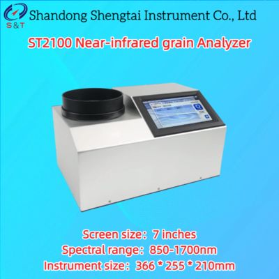 Near-Infrared Grain Analyzer Rapeseed Peanuts Spectral 850-1700nm 7in Screen ST2100