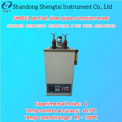 Jet Fuel Silver Plate Corrosion Tester 4 Holes PT100 Sensor RT - 100℃ ASTM D3241