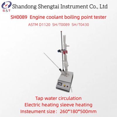 Manual Single Hole Engine Coolant Boiling Point Tester Hard Glass Flask ASTM D1120