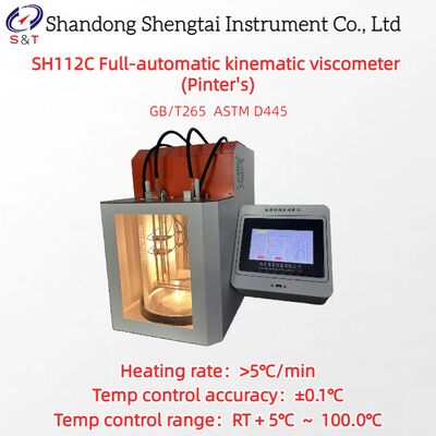 Pinter'S Kinematic Viscometer Light Fuel Oil RT＋5℃ ～ 100.0℃ PT100 Sensor ASTM D445