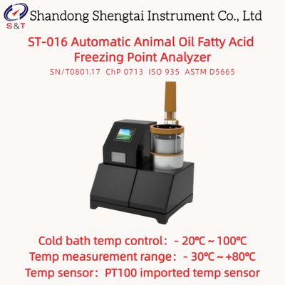 Automatic Animal Oil Fatty Acid Freezing Point Analyzer - 30℃～+80℃ PT100 Sensor ASTM D5665