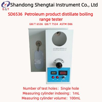 Single Hole Diesel Fuel Distillate Boiling Range Tester Electric Furnace Heating ASTM D86