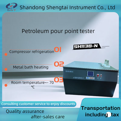 Heavy oil, crude oil, dark petroleum SH113B-N petroleum pour point tester (metal bath)