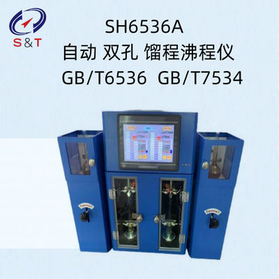 Automatische Destillatie Kookbereik Tester 2 gaten ASTM D850