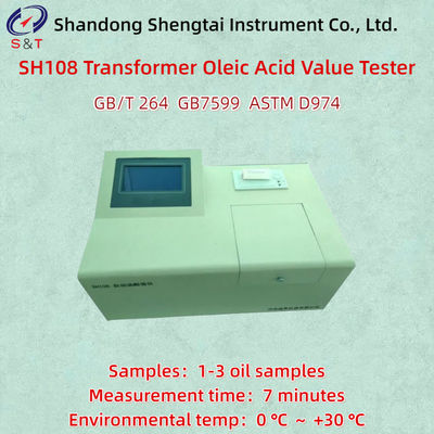 3 Olieproeven Transformer Oliezuurwaarde Tester ASTM D974 Maat 7min Vermogen 300W
