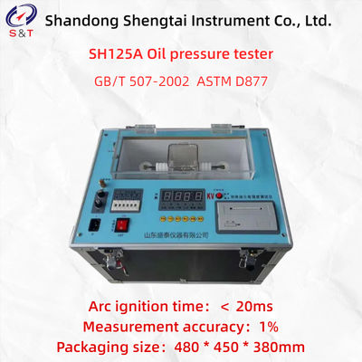 SH125A Oliedruk Tester Doorslagspanning Methode Oliebeker Speling 2,5mm ASTM D877