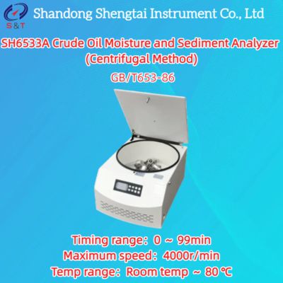 SH6533A Crude Oil Moisture Sediment Analyzer Centrifuge 4000r/min