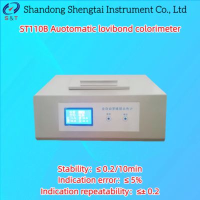 Automatische LCD-Lovibond-colorimeter RGB-methode Stabiliteit ≤ 0,2/10min ST110B