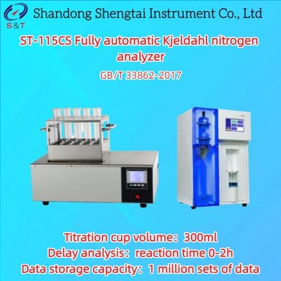 Volautomatische Kjeldahl Stikstofanalysator Kleurmethode eiwitanalyse GB/T 33862