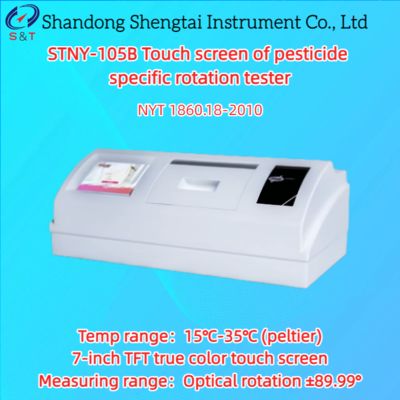 Pesticide Specifieke Optische Rotatie Tester ±89.99° Peltier Temp Regeling NYT 1860.18