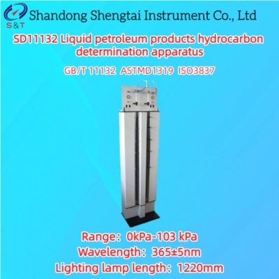 ASTM D1319 Vloeibare Aardolieproducten Koolwaterstofbepalingsapparaat SD11132