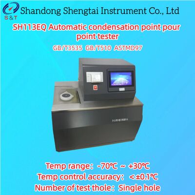 Single Hole Automatic Condensation Point Pour Point Tester Cold Bath -70℃ ～ RT ASTM D97