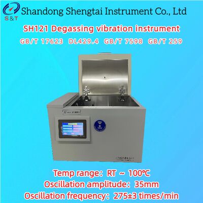 Vibratie-instrument voor ontgassen RT     100°C Colorimetrische methode Amplitude 35 mm GB/T 17623