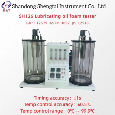 Schuimtester voor gesloten tandwielolie 0℃ ～ 99,9℃ Debiet 16 ～ 160 ml/min Timing ±1s ASTM D892