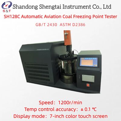 Automatische tester voor het vriespunt van luchtvaartkolen -70℃ ～ +30 ℃ PT100 ASTM D2386