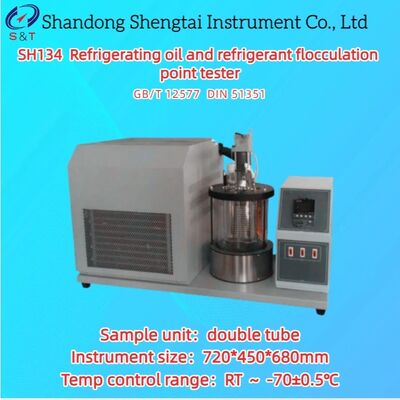 Koelolie- en Koelmiddelflocculatiepunttester RT ～ -70±0.5℃ GB/T 12577