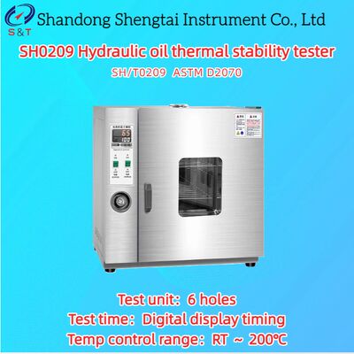 6 Gats Hydraulische Olie Thermische Stabiliteitstester RT ～ 200℃ A1-3 Aluminium Ingot ASTM D2070