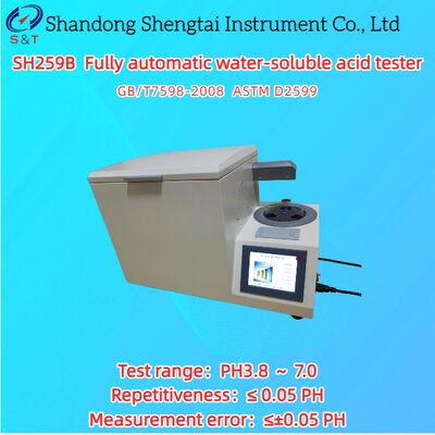 Volautomatische Wateroplosbare Zuurtester PH3.8 ～ 7.0 Colorimetrische Methode ASTM D2599