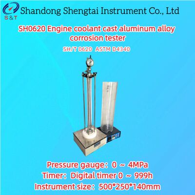 0 ¢ 4MPa motorkoelmiddel Corrosie tester van gegoten aluminiumlegering 0 ¢ 999h ASTM D4340