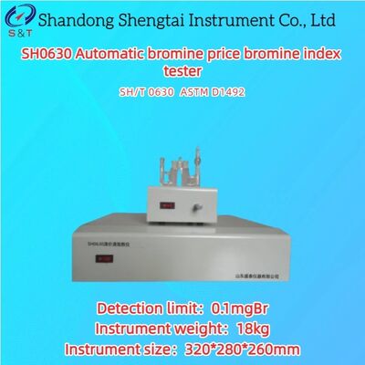 Automatische Broomprijs Broomindex Tester Broomprijs 0,1 GBr ~ 500 GBr /100g Olie ASTM D1492