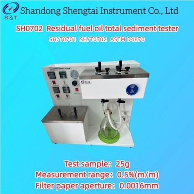 2 gats restbrandstofolie totale sedimenttester ASTM D4870 25g monster hete filtratiemethode