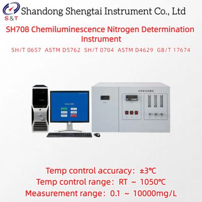 Chemiluminescent stikstofbepalingsinstrument 0,1 ～ 10000 mg/L ASTM D4629