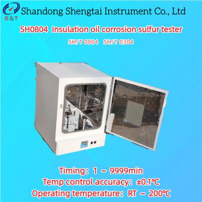 PT100 Sensor Insulation Oil Corrosion Sulfur Tester RT ～ 200℃ Timing 1 ～ 9999min ASTM D1257B