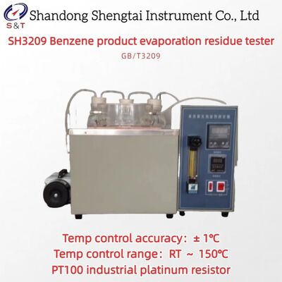 Benzeneproductverdampingsresiduetester RT ¢ 150°C PT100 Sensor 1,5 kW GB/T3209