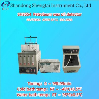 Petroleum Wax Oil Detector Timing 0 - 99u59min Waterbad RT ～ 95℃±0.5℃ ASTM D712