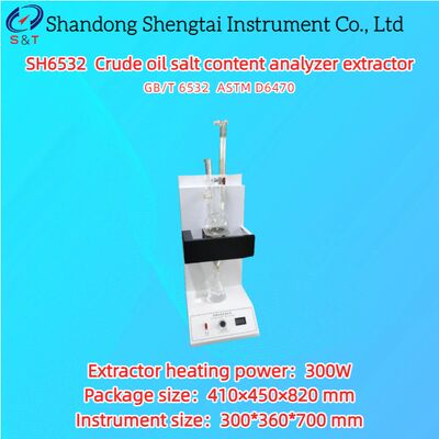 Ruwe Olie Zoutgehalte Analyser Extractor Verwarming 300W Elektrometrische Titratie ASTM D6470