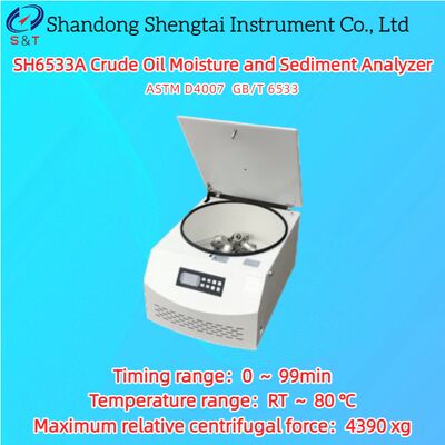 Crude Oil Moisture And Sediment Analyzer RT ～ 80 ℃ Centrifugal Method ASTM D4007
