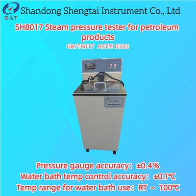 Stoomdrukmeter voor aardolieproducten RT 100°C Reid-methode ASTM D323