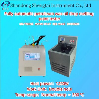 2 HolesFully Automatic Petroleum Wax Oil Drop Melting Point Tester RT ～ 300 ℃ ASTM D127