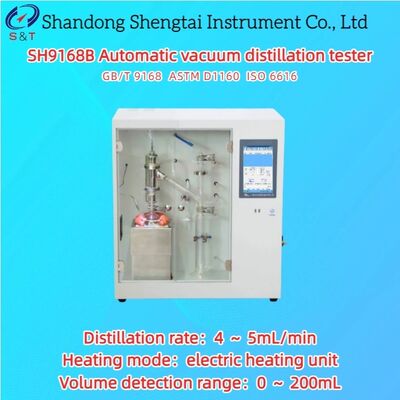 PT100 Sensor Automatic Vacuum Distillation Tester -40°C ‡ RT Of RT ‡ 500°C ASTM D1160