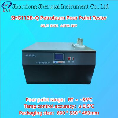 2 Holes Petroleum Pour Point Tester RT ‐50°C Pour Point RT ‐35°C Metalen bad ASTM D97