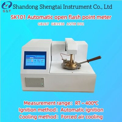 Petrochemische automatische open vlampuntmeter RT ¥ 400°C Gedwongen luchtkoeling ASTM D92