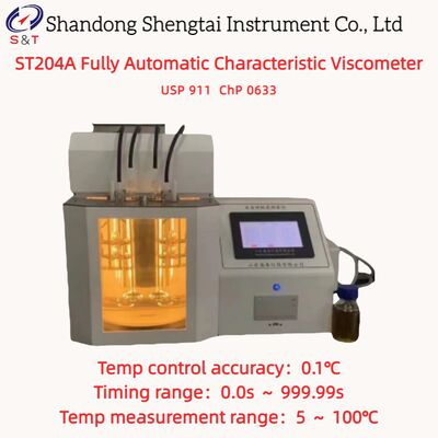 Fully Automatic Characteristic Viscometer Temp 5 ～ 100℃ Timing 0.0s ～ 999.99s USP 911