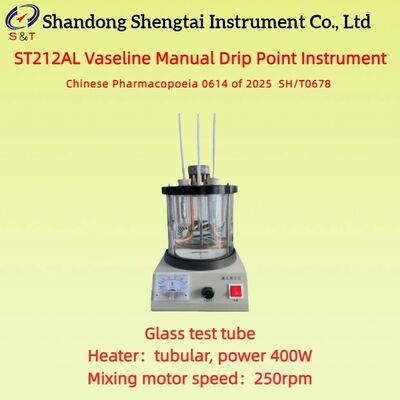 Wit petrolatum handmatige druppuntinstrument 12*100mm glazen reageerbuis SH/T0678