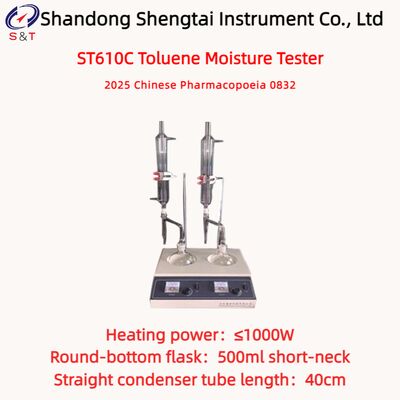 Voorbereiding Toluene methode Dual Moisture Tester 500 ml Short-Neck ST610C