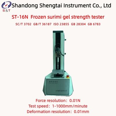Gevroren surimi gelsterkte tester test snelheid 1 - 1000 mm/min Kracht 0,01 N ISO 23855