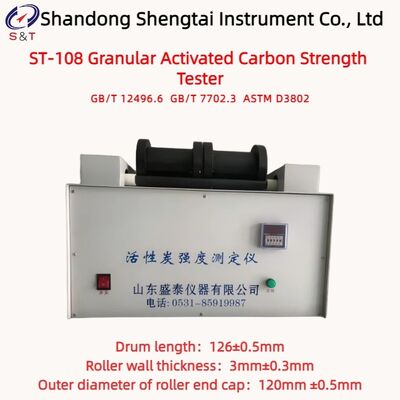 Granulair Actief Kool Sterkte Tester Snelheid 50 ±2 R/Min Vooringesteld 5min ASTM D3802