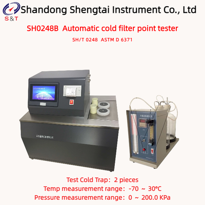 2 Holes Auto Cold Filter Point Analyzer voor transformator olie -70    30 °C luchtgekoeld ASTM D6371