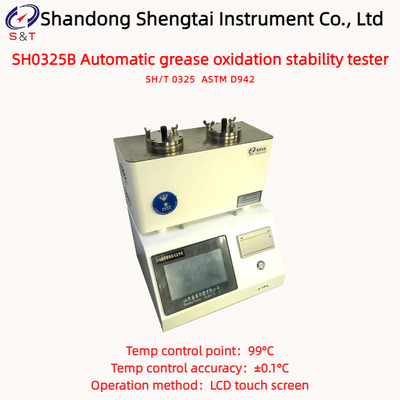 ASTM D942 2 Holes Automatische vetoxidatiestabiliteitstester Temperatuurcontrolepunt 99°C