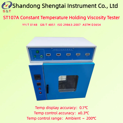 Constante temperatuurhoudende viscositeitsanalysator Omgeving ¥ 200°C EGO Overtemp Power Cut ASTM D3654