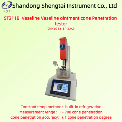 Vaseline-zalf Cone Penetratie Analyzer 1 - 700 Cone Penetratie Koude Lichtbron ChP 0983